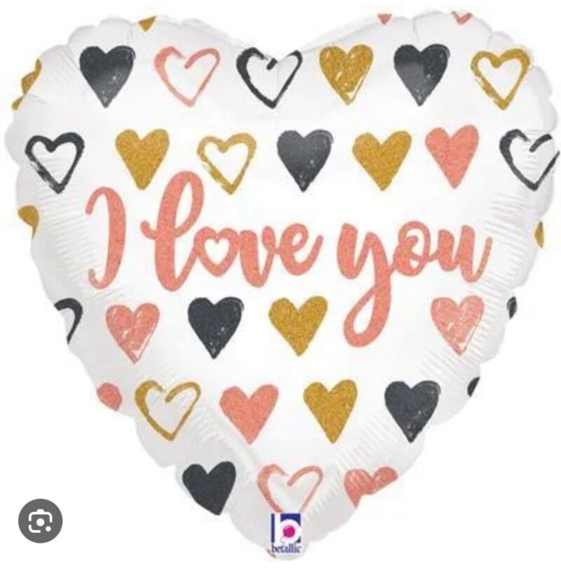 I Love You Valentines Day Balloon. Treat your loved one. Pick up or local Delivery available, or add as an extra to your Bouquet Order