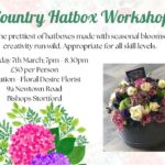 Create the prettiest of Country Hatbox Workshop made with seasonal blooms. Great for all skill levels. Book today. Floral Desire Florist, Bishops Stortford