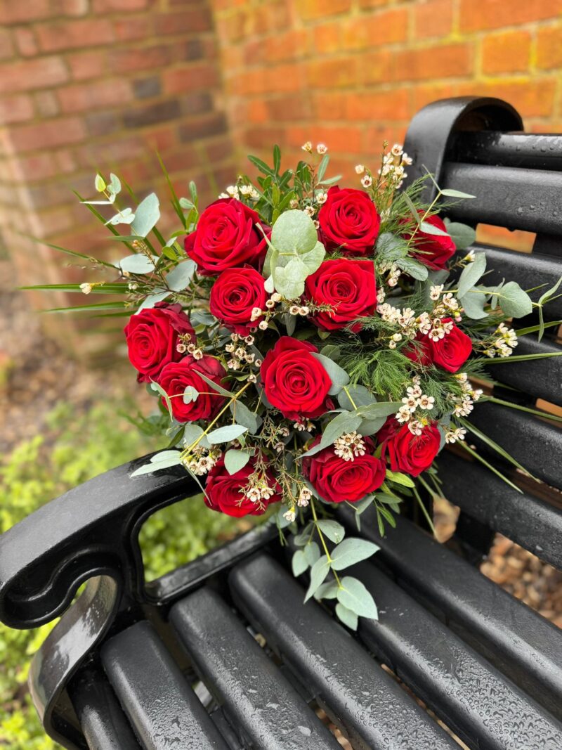 Love Your Endlessly Valentines Bouquet. Timeless luxury Roses. Order online for next day delivery or pick up from our shop in Bishops Stortford