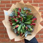 Nothing says spring like our Tulips Loving Valentines Bouquet. Order online for your next day flower delivery. Bishops Stortford