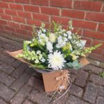 Purity Bouquet a palette of white florals. Heavenly. Order online for your next day flower delivery. Bishops Stortford
