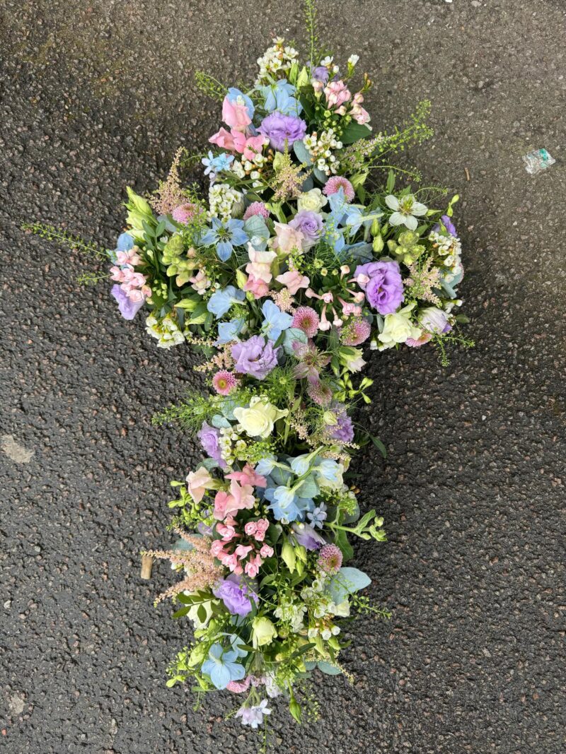 A simple yet moving funeral tribute, the Cross can be placed on or next to the coffin. Order online with your personal choices. Bishops Stortford