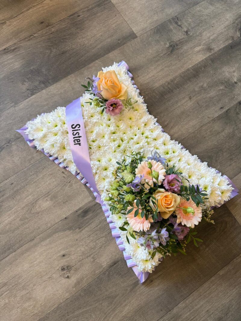 The Pillow symbolises a comfortable resting place for your loved one. Funeral Tribute. Order online with your personal choices. Bishops Stortford