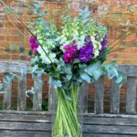 Scented Stocks, with eucalyptus. Enjoy these sweet smelling beauties. Order online for your next day flower delivery. Bishops Stortford