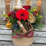 Falala Table Arrangement the perfect Christmas table top gift. Order online for your next day flower delivery. Bishops Stortford