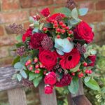 Jingle Bells Christmas Flower Bouquet. The perfect Christmas Gift. Order online for your next day flower delivery. Bishops Stortford